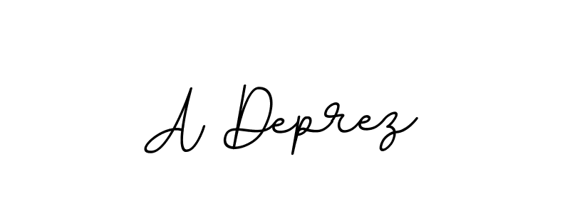 Make a beautiful signature design for name A Deprez. With this signature (BallpointsItalic-DORy9) style, you can create a handwritten signature for free. A Deprez signature style 11 images and pictures png