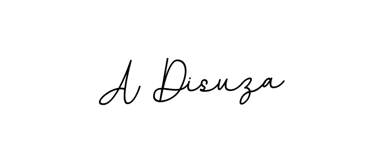 Design your own signature with our free online signature maker. With this signature software, you can create a handwritten (BallpointsItalic-DORy9) signature for name A Disuza. A Disuza signature style 11 images and pictures png