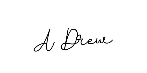 The best way (BallpointsItalic-DORy9) to make a short signature is to pick only two or three words in your name. The name A Drew include a total of six letters. For converting this name. A Drew signature style 11 images and pictures png