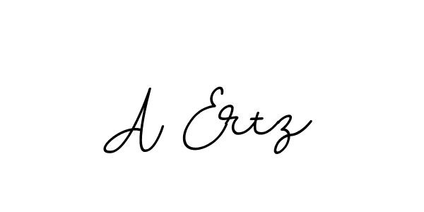 Use a signature maker to create a handwritten signature online. With this signature software, you can design (BallpointsItalic-DORy9) your own signature for name A Ertz. A Ertz signature style 11 images and pictures png