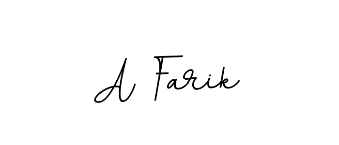 Design your own signature with our free online signature maker. With this signature software, you can create a handwritten (BallpointsItalic-DORy9) signature for name A Farik. A Farik signature style 11 images and pictures png