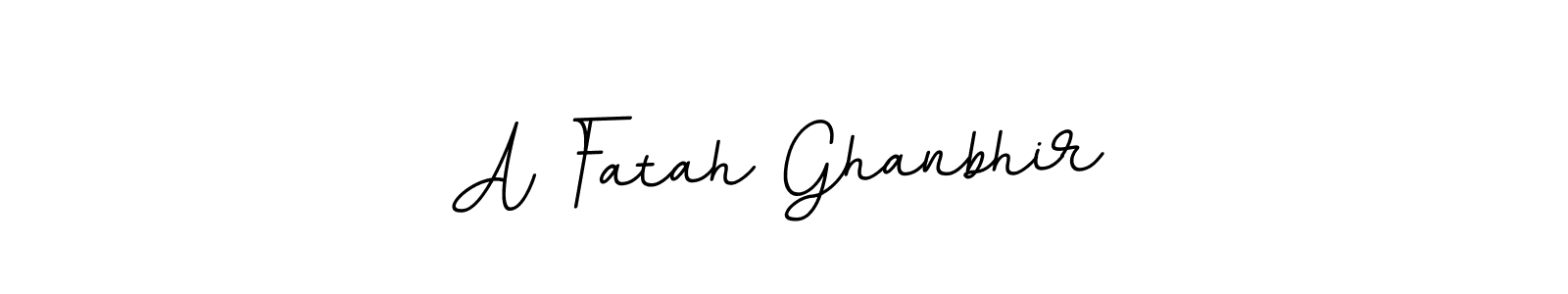 You should practise on your own different ways (BallpointsItalic-DORy9) to write your name (A Fatah Ghanbhir) in signature. don't let someone else do it for you. A Fatah Ghanbhir signature style 11 images and pictures png