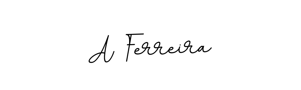The best way (BallpointsItalic-DORy9) to make a short signature is to pick only two or three words in your name. The name A Ferreira include a total of six letters. For converting this name. A Ferreira signature style 11 images and pictures png