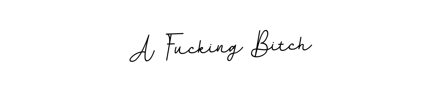 How to make A Fucking Bitch name signature. Use BallpointsItalic-DORy9 style for creating short signs online. This is the latest handwritten sign. A Fucking Bitch signature style 11 images and pictures png