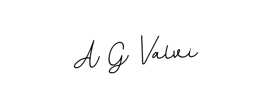Use a signature maker to create a handwritten signature online. With this signature software, you can design (BallpointsItalic-DORy9) your own signature for name A G Valvi. A G Valvi signature style 11 images and pictures png