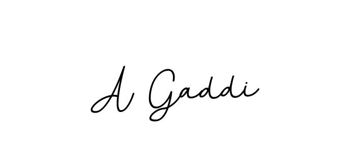 A Gaddi stylish signature style. Best Handwritten Sign (BallpointsItalic-DORy9) for my name. Handwritten Signature Collection Ideas for my name A Gaddi. A Gaddi signature style 11 images and pictures png