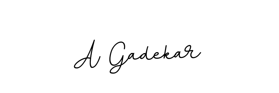 The best way (BallpointsItalic-DORy9) to make a short signature is to pick only two or three words in your name. The name A Gadekar include a total of six letters. For converting this name. A Gadekar signature style 11 images and pictures png