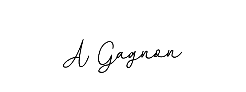 How to make A Gagnon signature? BallpointsItalic-DORy9 is a professional autograph style. Create handwritten signature for A Gagnon name. A Gagnon signature style 11 images and pictures png