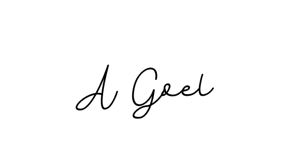 Use a signature maker to create a handwritten signature online. With this signature software, you can design (BallpointsItalic-DORy9) your own signature for name A Goel. A Goel signature style 11 images and pictures png