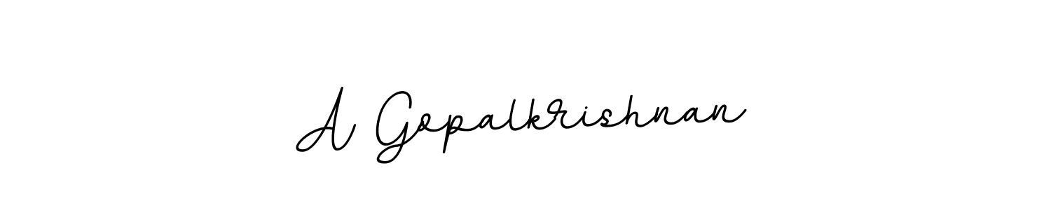 Also You can easily find your signature by using the search form. We will create A Gopalkrishnan name handwritten signature images for you free of cost using BallpointsItalic-DORy9 sign style. A Gopalkrishnan signature style 11 images and pictures png