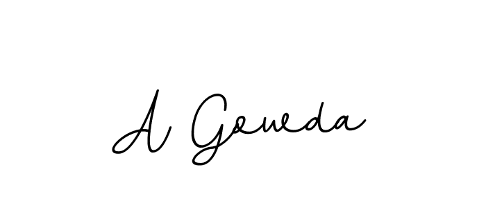 It looks lik you need a new signature style for name A Gowda. Design unique handwritten (BallpointsItalic-DORy9) signature with our free signature maker in just a few clicks. A Gowda signature style 11 images and pictures png