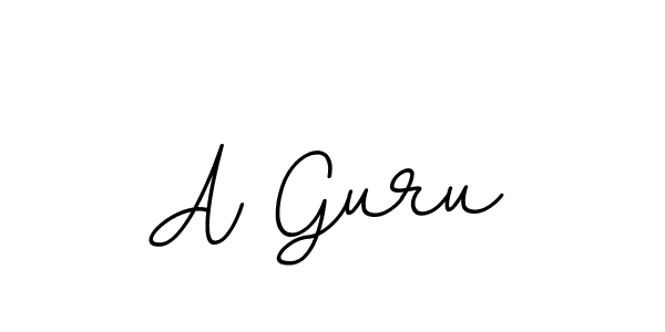 Create a beautiful signature design for name A Guru. With this signature (BallpointsItalic-DORy9) fonts, you can make a handwritten signature for free. A Guru signature style 11 images and pictures png