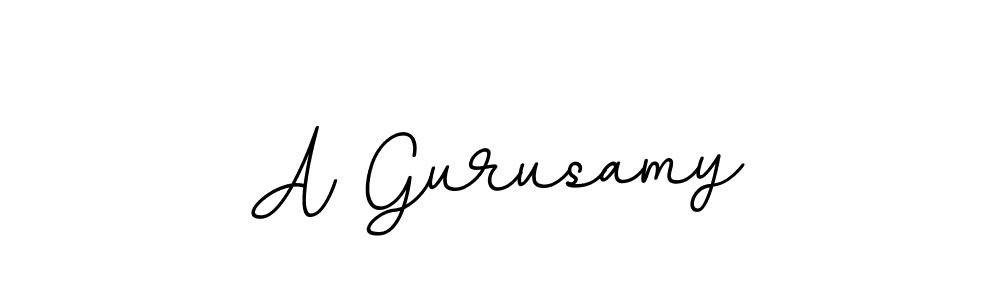 The best way (BallpointsItalic-DORy9) to make a short signature is to pick only two or three words in your name. The name A Gurusamy include a total of six letters. For converting this name. A Gurusamy signature style 11 images and pictures png