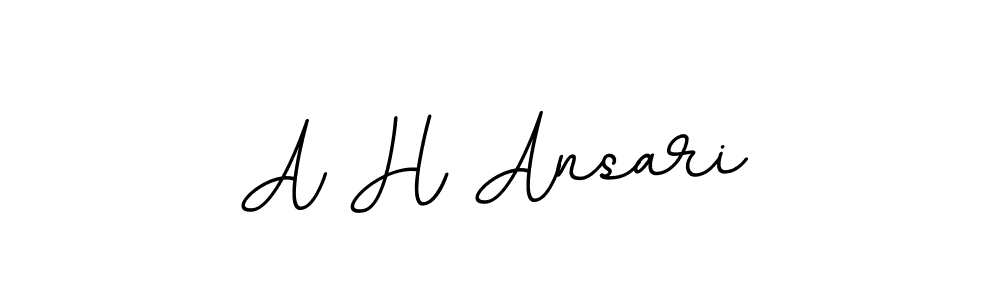 Also we have A H Ansari name is the best signature style. Create professional handwritten signature collection using BallpointsItalic-DORy9 autograph style. A H Ansari signature style 11 images and pictures png