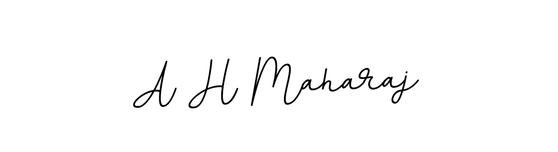 A H Maharaj stylish signature style. Best Handwritten Sign (BallpointsItalic-DORy9) for my name. Handwritten Signature Collection Ideas for my name A H Maharaj. A H Maharaj signature style 11 images and pictures png