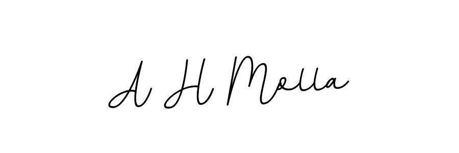You can use this online signature creator to create a handwritten signature for the name A H Molla. This is the best online autograph maker. A H Molla signature style 11 images and pictures png