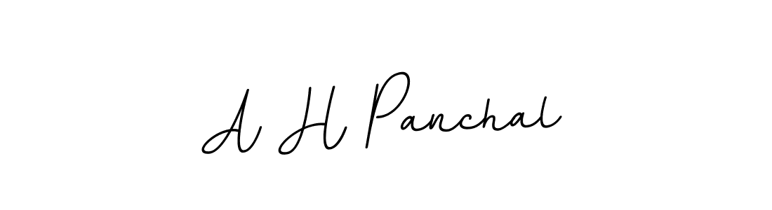 Create a beautiful signature design for name A H Panchal. With this signature (BallpointsItalic-DORy9) fonts, you can make a handwritten signature for free. A H Panchal signature style 11 images and pictures png