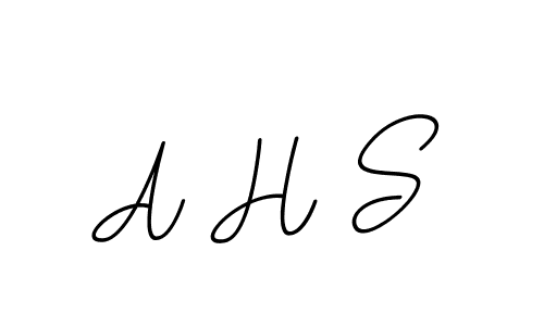 Also You can easily find your signature by using the search form. We will create A H S name handwritten signature images for you free of cost using BallpointsItalic-DORy9 sign style. A H S signature style 11 images and pictures png