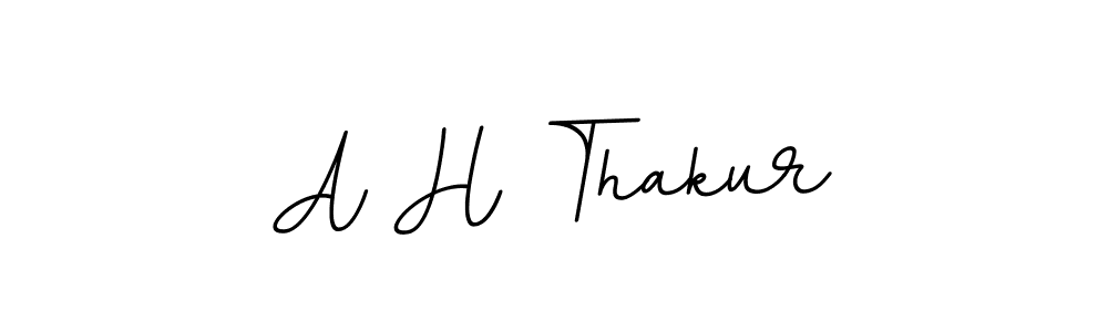 It looks lik you need a new signature style for name A H Thakur. Design unique handwritten (BallpointsItalic-DORy9) signature with our free signature maker in just a few clicks. A H Thakur signature style 11 images and pictures png