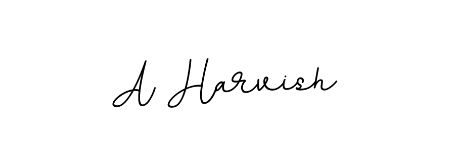 The best way (BallpointsItalic-DORy9) to make a short signature is to pick only two or three words in your name. The name A Harvish include a total of six letters. For converting this name. A Harvish signature style 11 images and pictures png