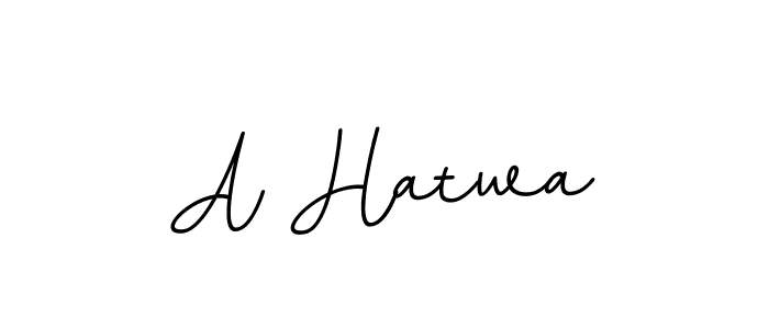 Once you've used our free online signature maker to create your best signature BallpointsItalic-DORy9 style, it's time to enjoy all of the benefits that A Hatwa name signing documents. A Hatwa signature style 11 images and pictures png