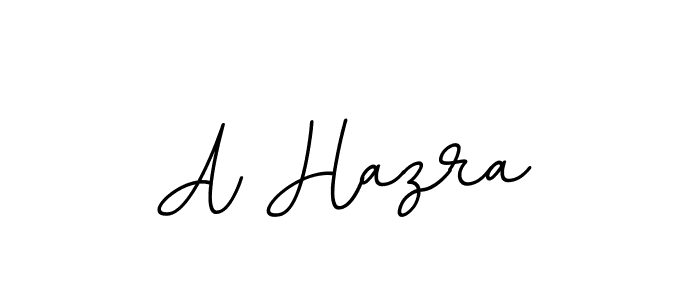 Make a beautiful signature design for name A Hazra. With this signature (BallpointsItalic-DORy9) style, you can create a handwritten signature for free. A Hazra signature style 11 images and pictures png