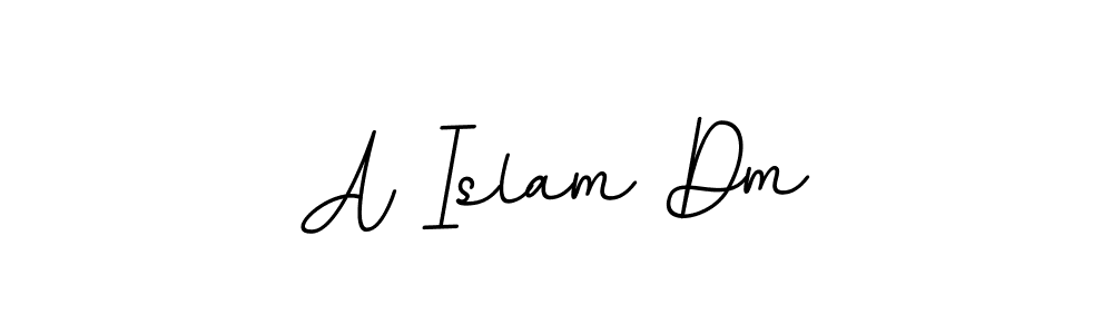 Create a beautiful signature design for name A Islam Dm. With this signature (BallpointsItalic-DORy9) fonts, you can make a handwritten signature for free. A Islam Dm signature style 11 images and pictures png