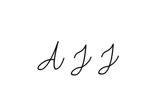 How to make A J J signature? BallpointsItalic-DORy9 is a professional autograph style. Create handwritten signature for A J J name. A J J signature style 11 images and pictures png
