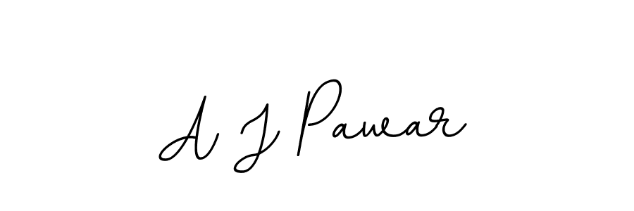 Design your own signature with our free online signature maker. With this signature software, you can create a handwritten (BallpointsItalic-DORy9) signature for name A J Pawar. A J Pawar signature style 11 images and pictures png