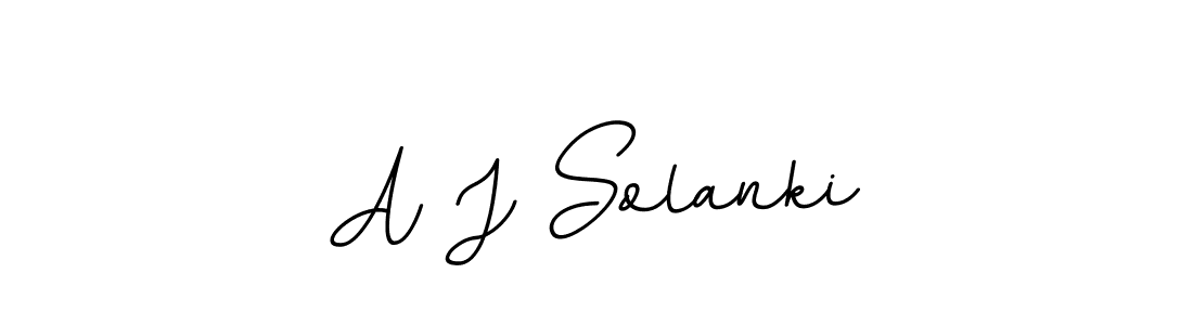 Create a beautiful signature design for name A J Solanki. With this signature (BallpointsItalic-DORy9) fonts, you can make a handwritten signature for free. A J Solanki signature style 11 images and pictures png