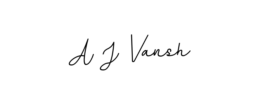 Also we have A J Vansh name is the best signature style. Create professional handwritten signature collection using BallpointsItalic-DORy9 autograph style. A J Vansh signature style 11 images and pictures png