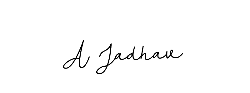 How to make A Jadhav signature? BallpointsItalic-DORy9 is a professional autograph style. Create handwritten signature for A Jadhav name. A Jadhav signature style 11 images and pictures png