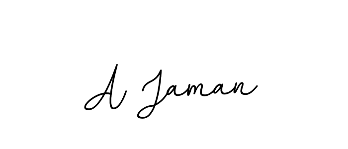 The best way (BallpointsItalic-DORy9) to make a short signature is to pick only two or three words in your name. The name A Jaman include a total of six letters. For converting this name. A Jaman signature style 11 images and pictures png