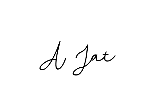 How to make A Jat name signature. Use BallpointsItalic-DORy9 style for creating short signs online. This is the latest handwritten sign. A Jat signature style 11 images and pictures png