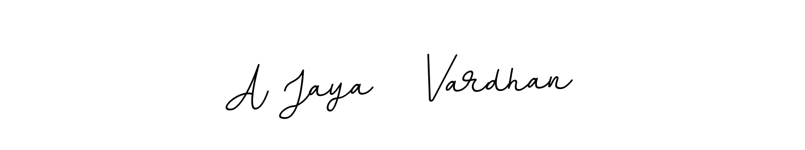 It looks lik you need a new signature style for name A Jaya   Vardhan. Design unique handwritten (BallpointsItalic-DORy9) signature with our free signature maker in just a few clicks. A Jaya   Vardhan signature style 11 images and pictures png