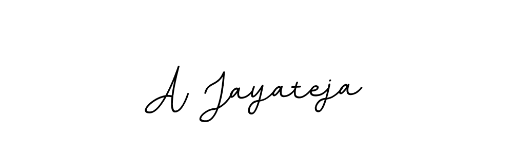 Make a beautiful signature design for name A Jayateja. With this signature (BallpointsItalic-DORy9) style, you can create a handwritten signature for free. A Jayateja signature style 11 images and pictures png