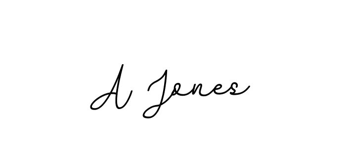 How to make A Jones name signature. Use BallpointsItalic-DORy9 style for creating short signs online. This is the latest handwritten sign. A Jones signature style 11 images and pictures png