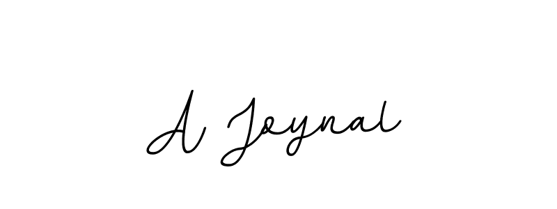 Create a beautiful signature design for name A Joynal. With this signature (BallpointsItalic-DORy9) fonts, you can make a handwritten signature for free. A Joynal signature style 11 images and pictures png