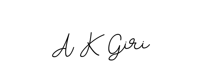 This is the best signature style for the A K Giri name. Also you like these signature font (BallpointsItalic-DORy9). Mix name signature. A K Giri signature style 11 images and pictures png
