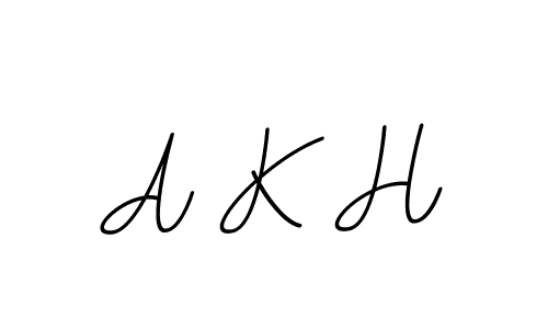 This is the best signature style for the A K H name. Also you like these signature font (BallpointsItalic-DORy9). Mix name signature. A K H signature style 11 images and pictures png