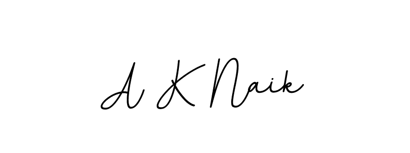 Use a signature maker to create a handwritten signature online. With this signature software, you can design (BallpointsItalic-DORy9) your own signature for name A K Naik. A K Naik signature style 11 images and pictures png