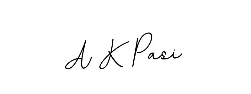 Make a beautiful signature design for name A K Pasi. With this signature (BallpointsItalic-DORy9) style, you can create a handwritten signature for free. A K Pasi signature style 11 images and pictures png