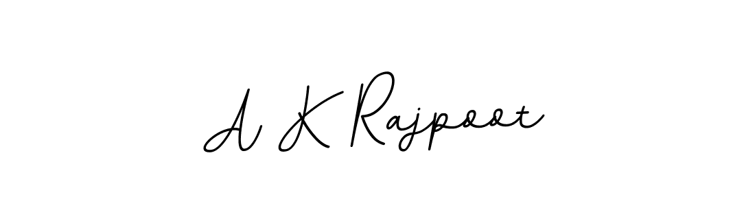 A K Rajpoot stylish signature style. Best Handwritten Sign (BallpointsItalic-DORy9) for my name. Handwritten Signature Collection Ideas for my name A K Rajpoot. A K Rajpoot signature style 11 images and pictures png