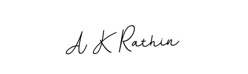 How to make A K Rathin name signature. Use BallpointsItalic-DORy9 style for creating short signs online. This is the latest handwritten sign. A K Rathin signature style 11 images and pictures png