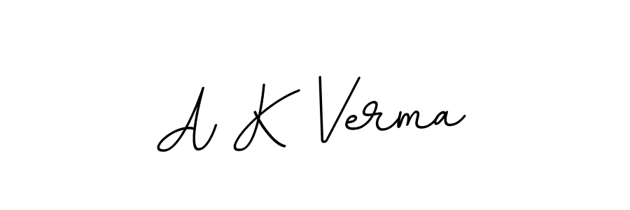 The best way (BallpointsItalic-DORy9) to make a short signature is to pick only two or three words in your name. The name A K Verma include a total of six letters. For converting this name. A K Verma signature style 11 images and pictures png