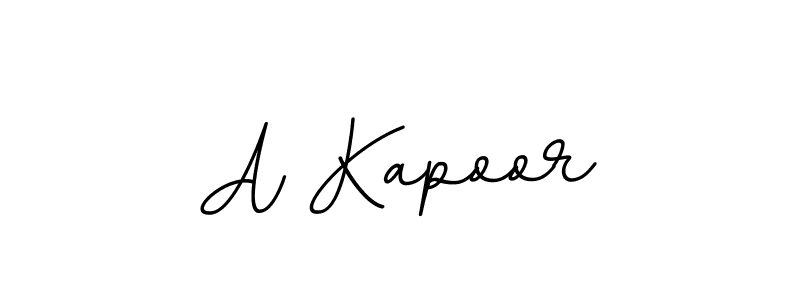 Use a signature maker to create a handwritten signature online. With this signature software, you can design (BallpointsItalic-DORy9) your own signature for name A Kapoor. A Kapoor signature style 11 images and pictures png
