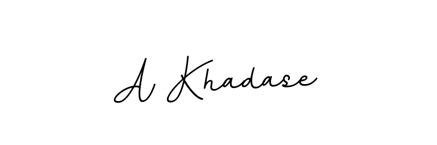 Create a beautiful signature design for name A Khadase. With this signature (BallpointsItalic-DORy9) fonts, you can make a handwritten signature for free. A Khadase signature style 11 images and pictures png