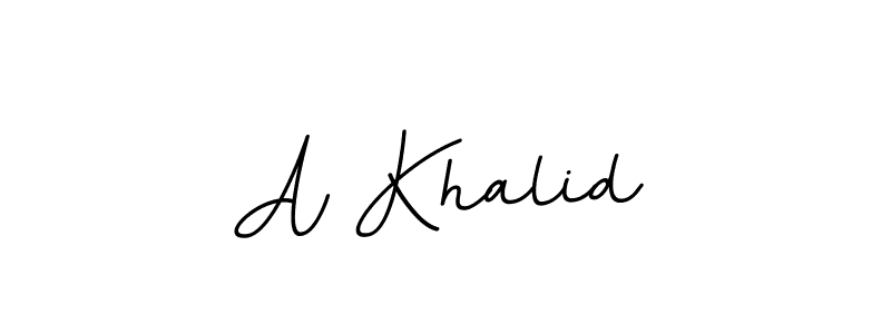 How to make A Khalid signature? BallpointsItalic-DORy9 is a professional autograph style. Create handwritten signature for A Khalid name. A Khalid signature style 11 images and pictures png