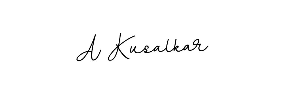 Create a beautiful signature design for name A Kusalkar. With this signature (BallpointsItalic-DORy9) fonts, you can make a handwritten signature for free. A Kusalkar signature style 11 images and pictures png