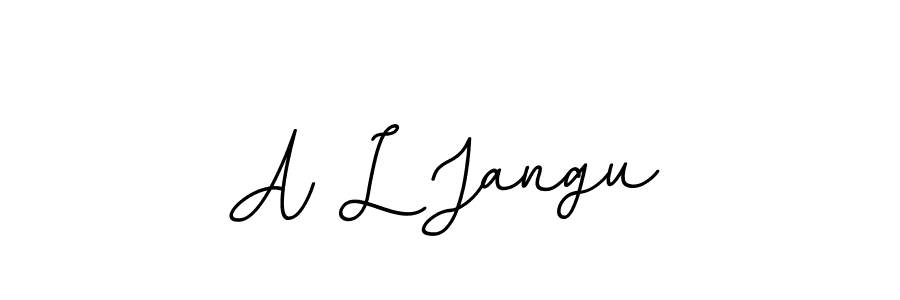 BallpointsItalic-DORy9 is a professional signature style that is perfect for those who want to add a touch of class to their signature. It is also a great choice for those who want to make their signature more unique. Get A L Jangu name to fancy signature for free. A L Jangu signature style 11 images and pictures png